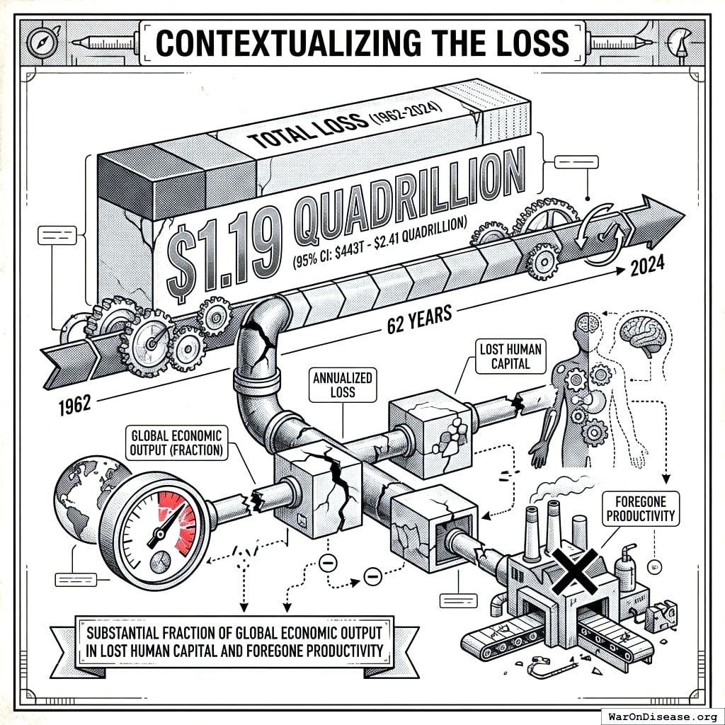 The cost of regulatory delay is 1.19 quadrillion dollars, give or take. For context, that’s more money than you have.