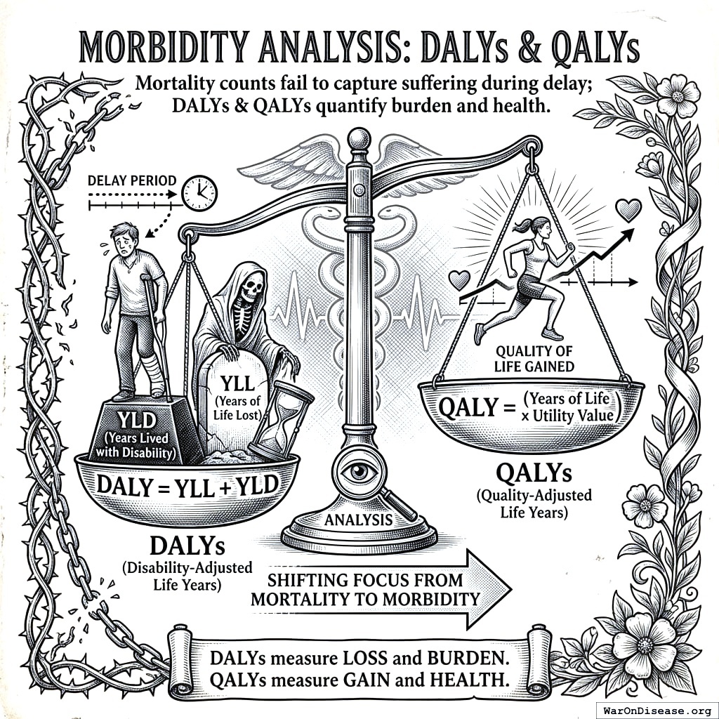 DALYs are what happens when economists try to add death to suffering and pretend they got a number.
